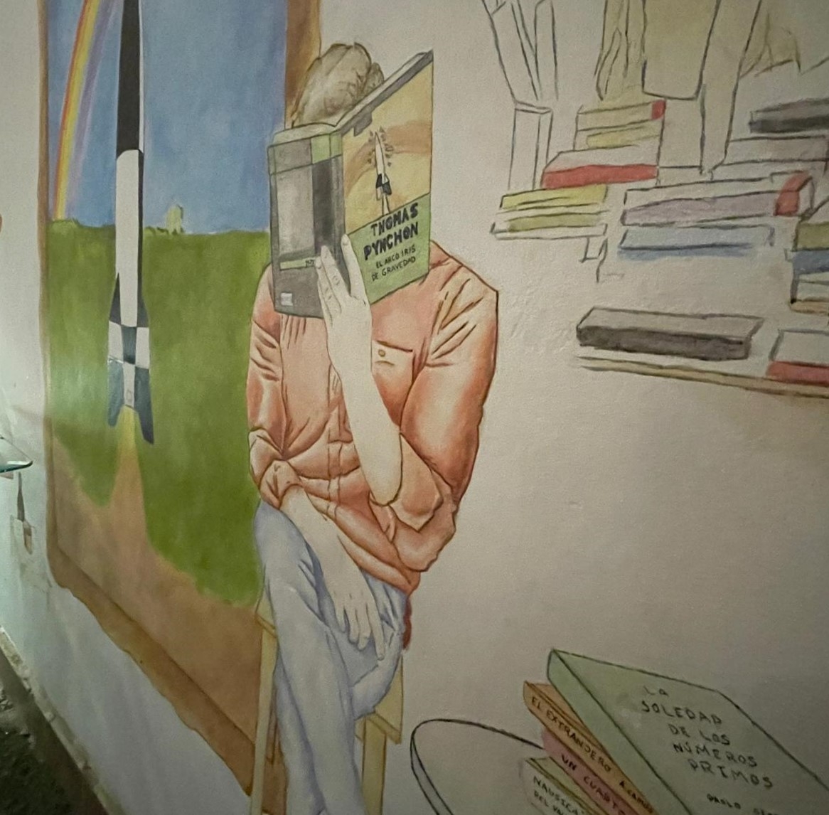 Un mural de la librería Pynchon&Co - Un mural de la librería Pynchon&Co