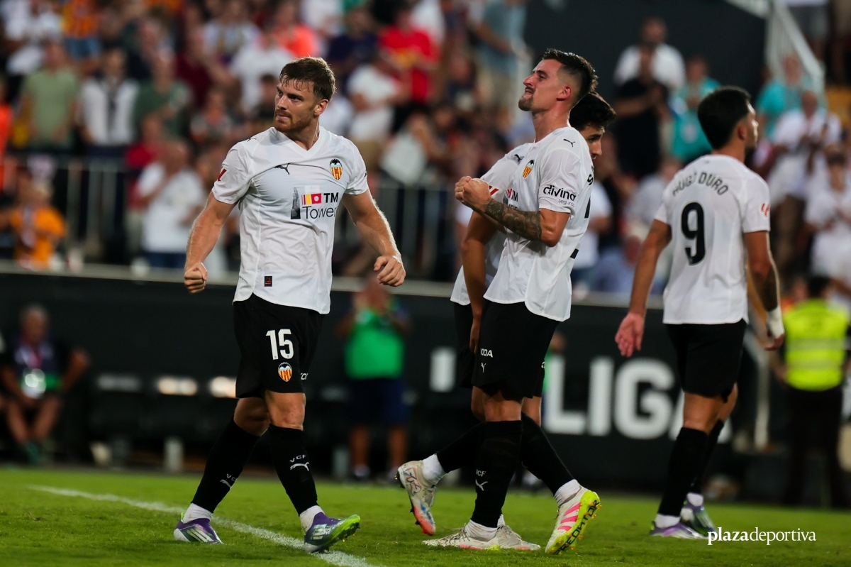 La cotización de la plantilla del Valencia CF cae 5,5 millones