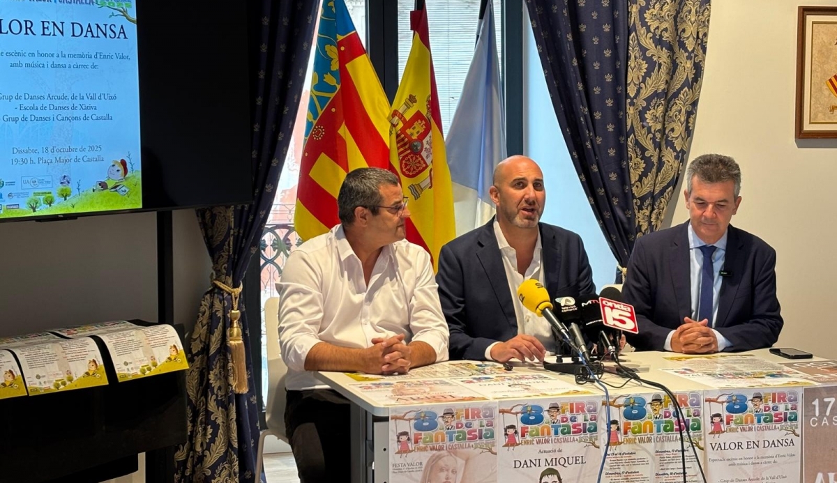 Castalla celebra la octava 'Fira de la Fantasia': recuerda al escritor Enric Valor con actividades culturales y lúdicas