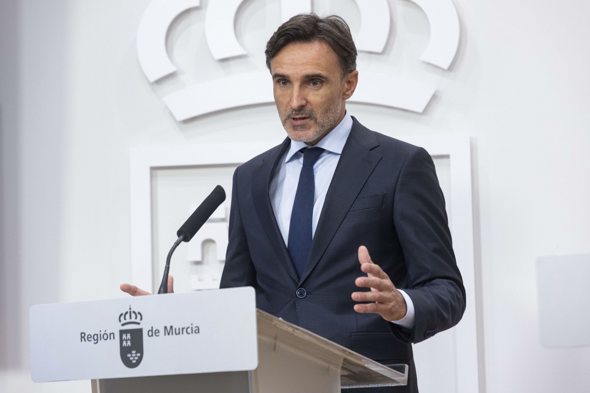 El consejero Fomento, Jorge García Montoro. - Foto: EFE / MARCIAL GUILLÉN El consejero Fomento, Jorge García Montoro.