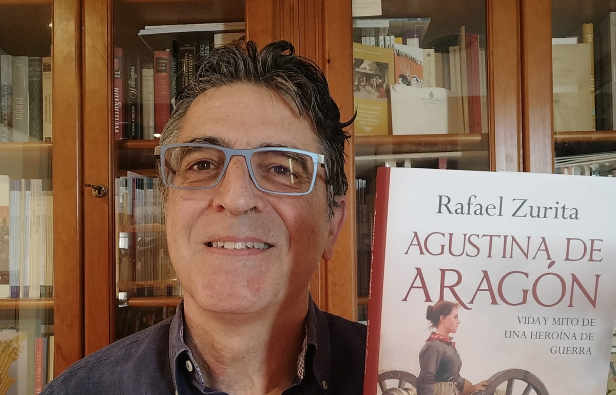 Rafael Zurita aborda en un libro la vida de Agustina de Aragón y el mito como heroína de guerra