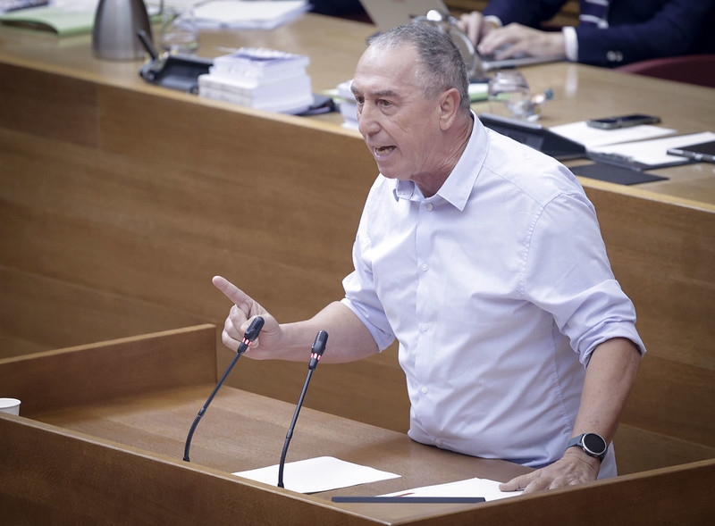 El síndic de Compromís, Joan Baldoví. - Foto: JOSÉ CUÉLLAR/CORTS El síndic de Compromís, Joan Baldoví.