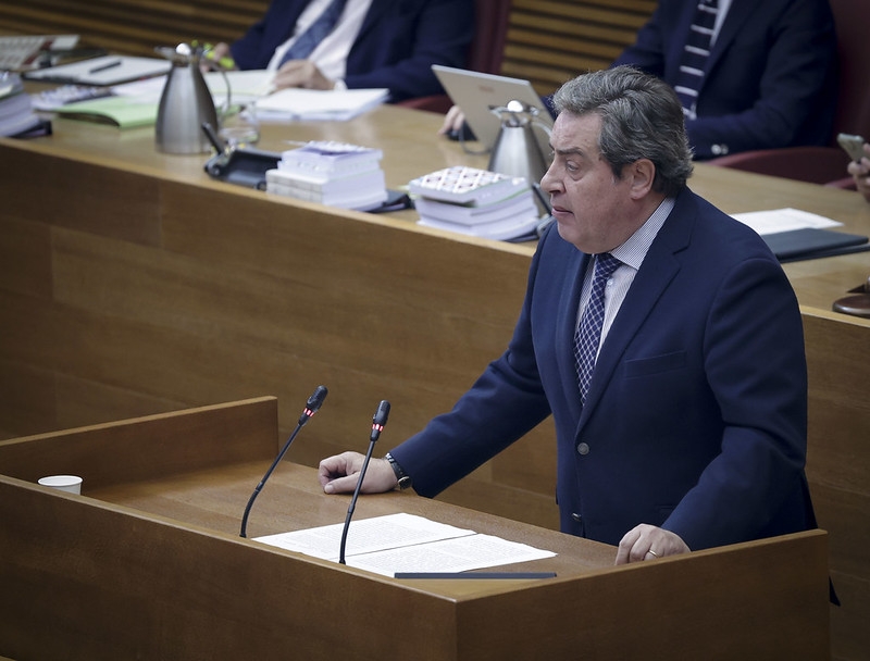 El síndic de Vox, José María Llanos. - Foto: JOSÉ CUÉLLAR/CORTS El síndic de Vox, José María Llanos.