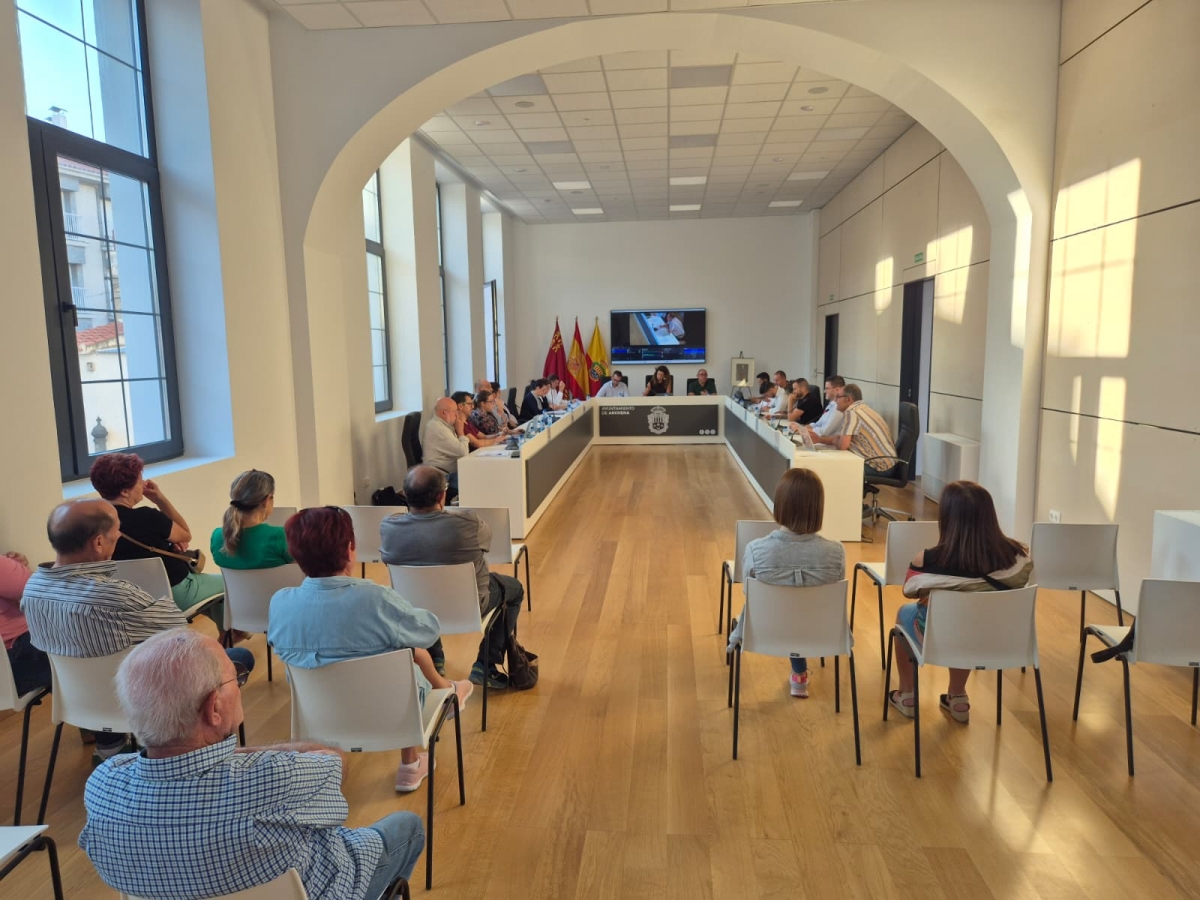 El nuevo Salón de Plenos de Archena. - Foto: AYUNTAMIENTO El nuevo Salón de Plenos de Archena.