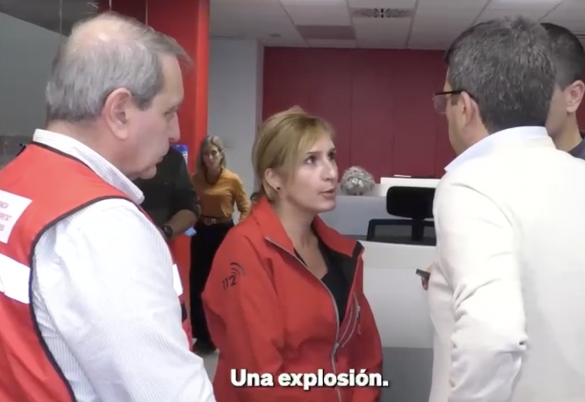 Pradas, al llegar Mazón al Cecopi: 