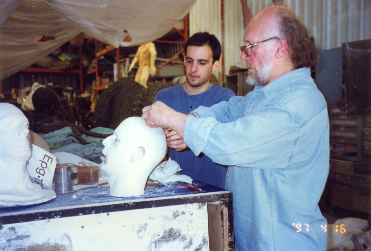 Colin Arthur durante el rodaje de Abre los ojos - Imágenes cedidas por Colin Arthur Colin Arthur durante el rodaje de Abre los ojos
