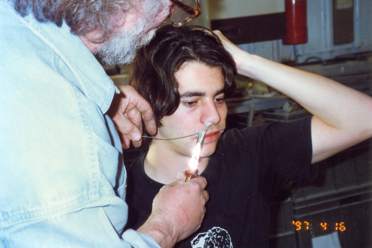 Colin Arthur durante el rodaje de Abre los ojos - Imágenes cedidas por Colin Arthur Colin Arthur durante el rodaje de Abre los ojos