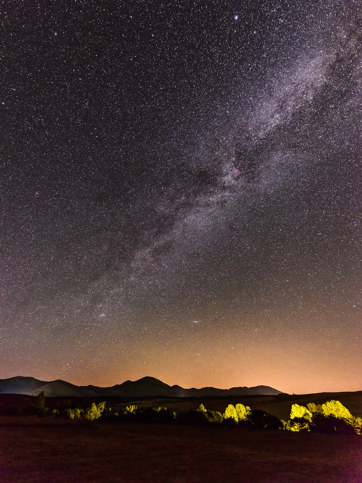 La Vía Láctea sobre la Montaña Palentina