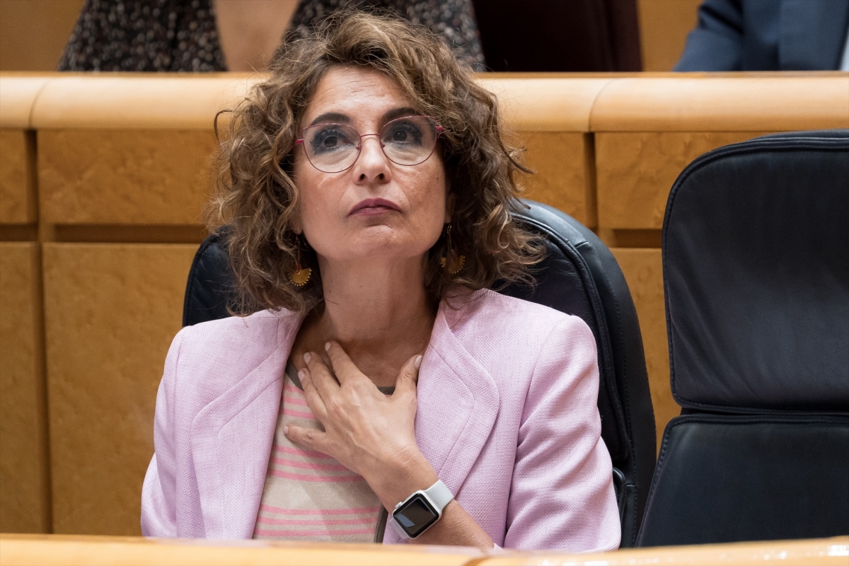 María Jesús Montero vicepresidenta y ministra de Hacienda..