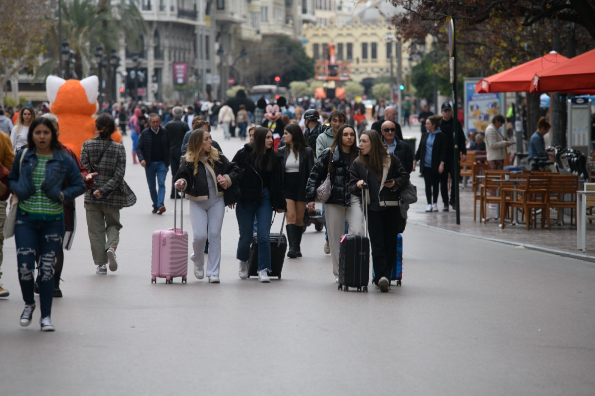 Los móviles lo confirman: los italianos superan a Reino Unido y ya lideran el turismo extranjero en València