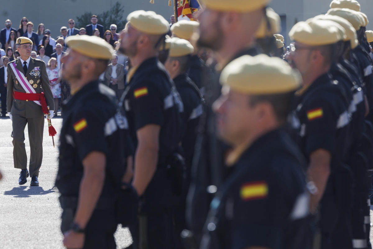 El teniente general jefe de la UME, Francisco Javier Marcos Izquierdo. - Foto: EFE/SERGIO PÉREZ El teniente general jefe de la UME, Francisco Javier Marcos Izquierdo.