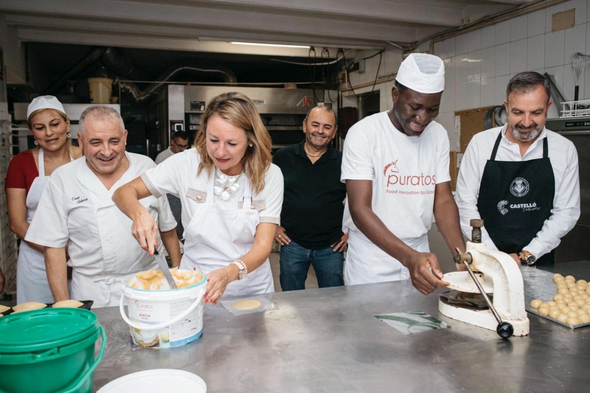 Begoña Carrasco en un curso de panadería artesanal - 