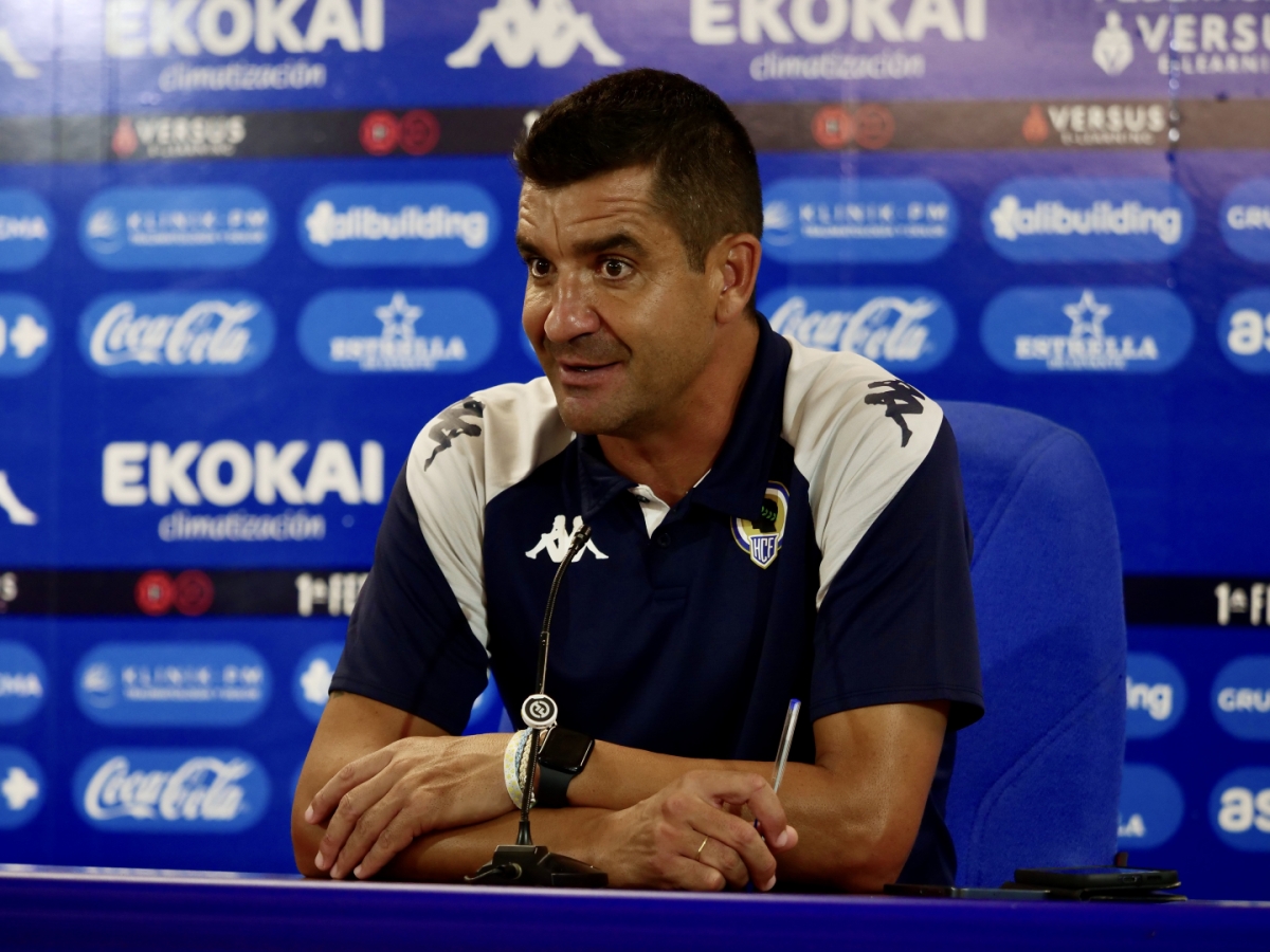 Rubén Torrecilla en su comparecencia de prensa del viernes - Foto: HCF Rubén Torrecilla en su comparecencia de prensa del viernes