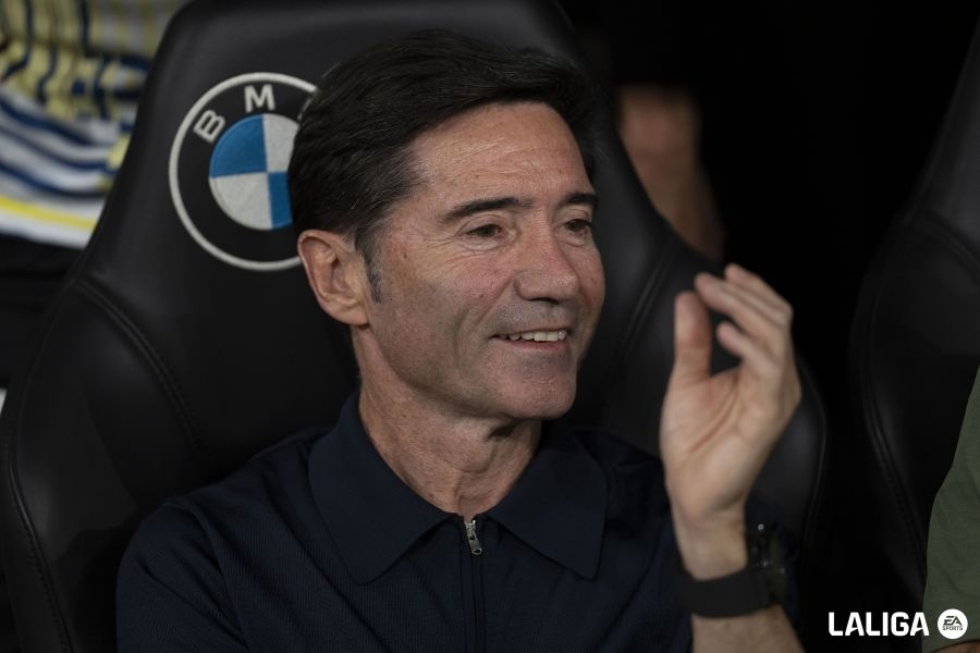 Marcelino, disconforme con el arbitraje, no quiere opinar 