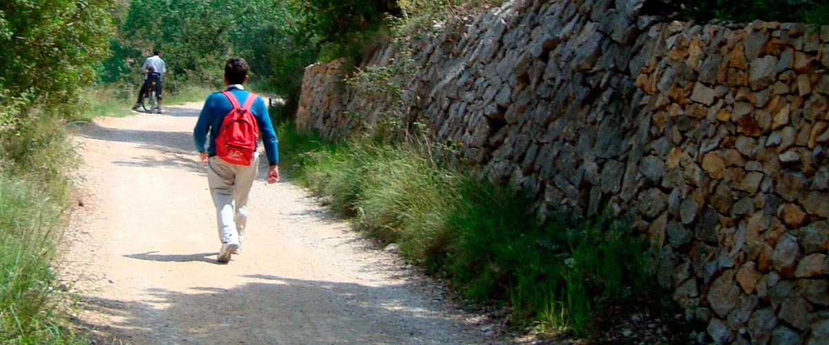 Vía verde de Benidorm, en bici o a pie, como la mayoría. - FOTO: viasverdes.com Vía verde de Benidorm, en bici o a pie, como la mayoría.