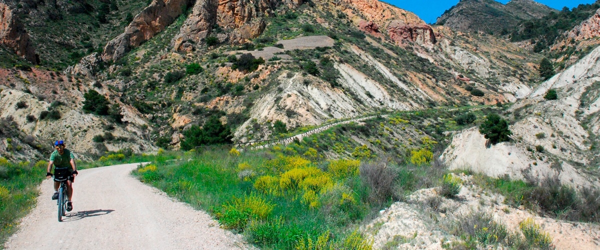 La Vía verde del Maigmó atraviesa el pueblo de Agost y engancha con Alicante o San Vicent del Raspeig. - FOTO: viasverdes.com La Vía verde del Maigmó atraviesa el pueblo de Agost y engancha con Alicante o San Vicent del Raspeig.