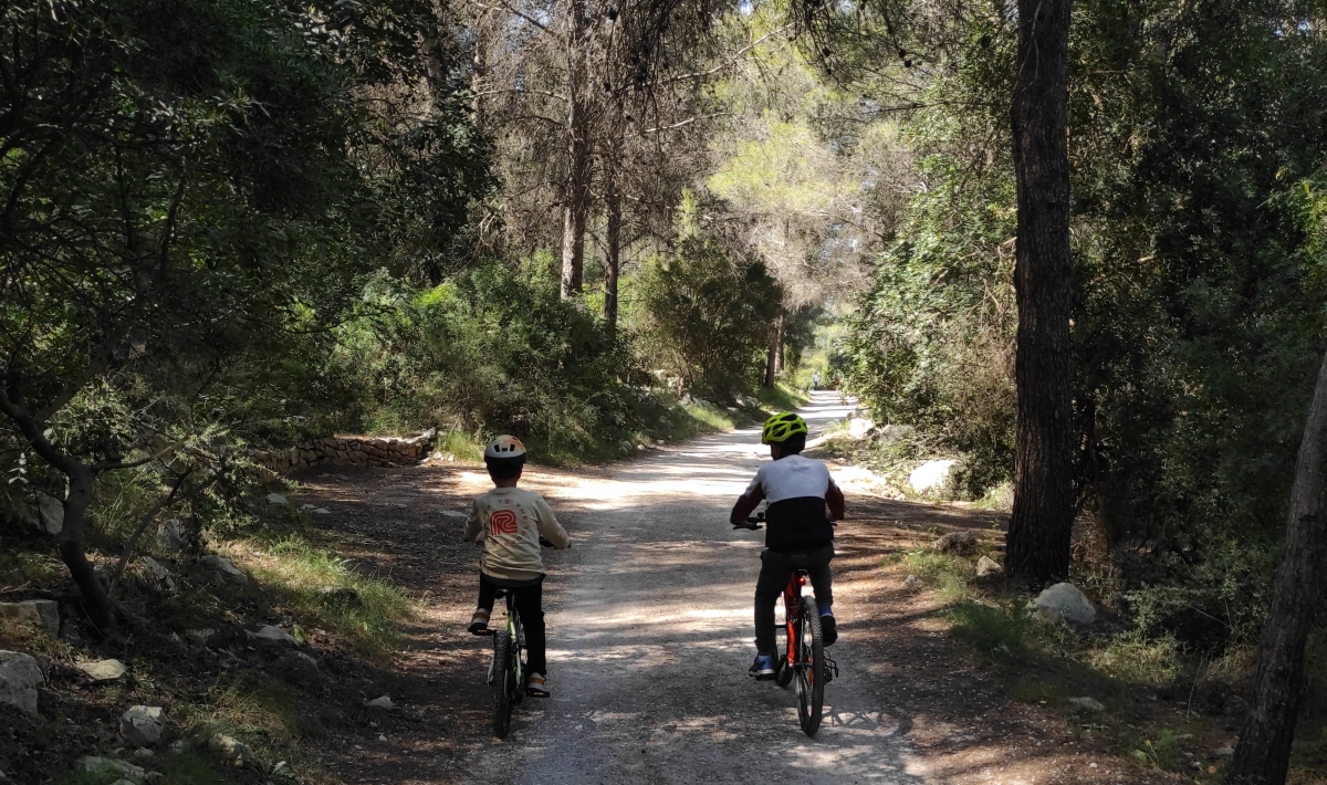 La vía verde del Serpis es apta para todos los públicos. - Foto: Plaza La vía verde del Serpis es apta para todos los públicos.