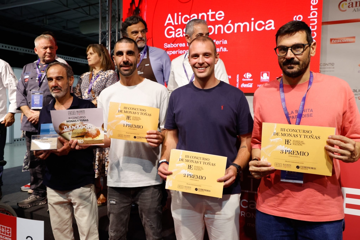 El horno La Magdalena de Torrellano gana el III Concurso de Monas y Toñas celebrado en Alicante Gastronómica