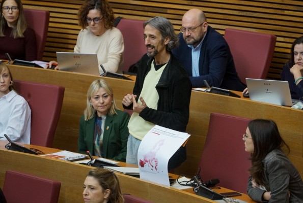 El diputado de Compromís Juan Bordera, entre los 21 españoles de la Flotilla que regresa ya a España