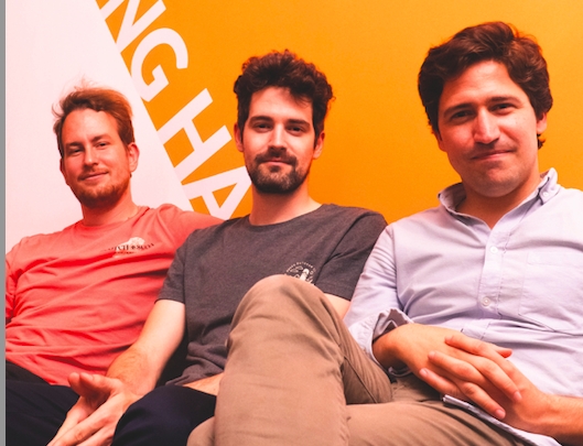 Luis Bardají, Gabor Balogh y Ramón Castro, fundadores de Trucksters.