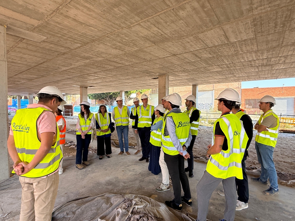 Las obras de la residencia y centro de día de Alfafar avanzan a buen ritmo