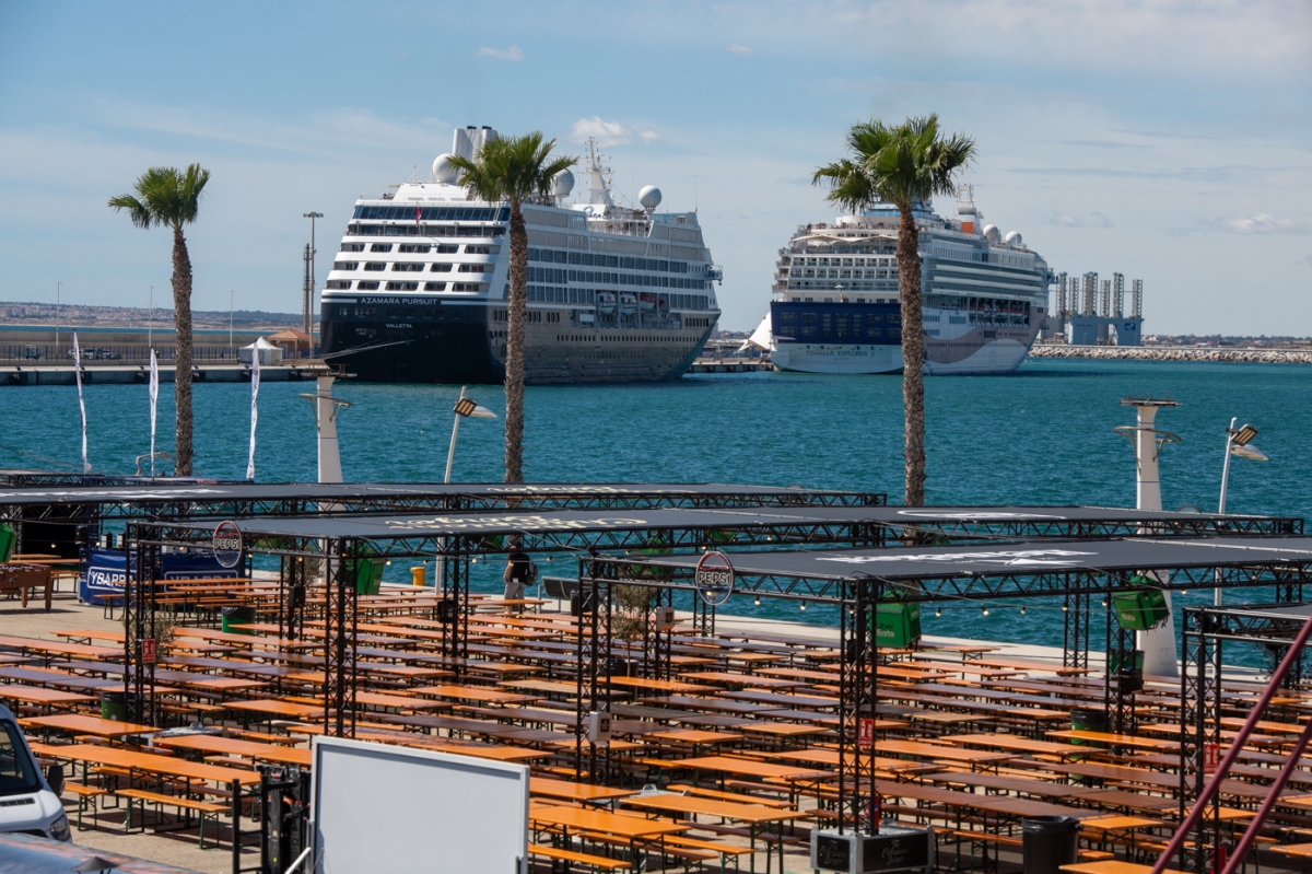 Alicante exprime el otoño con otros 7.100 cruceristas en dos escalas dobles