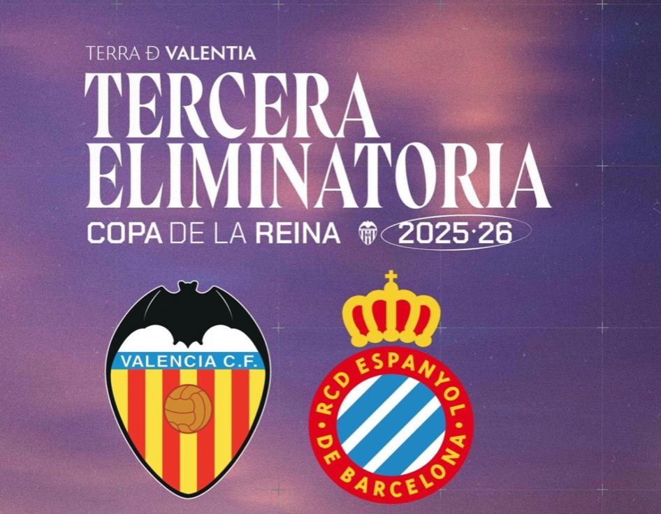 El RCD Espanyol, rival del Valencia CF Femenino en la tercera eliminatoria de la Copa de la Reina 25-26