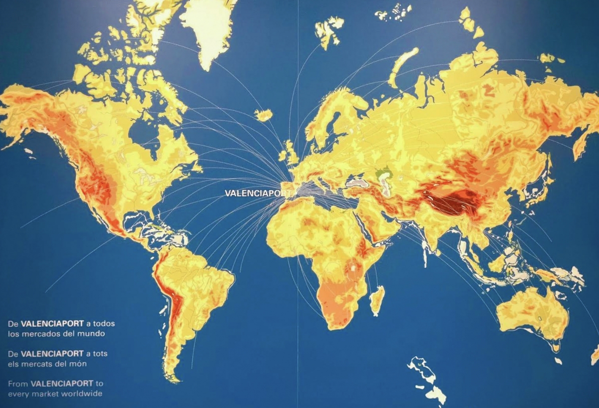 El Puerto de València, primero de España y el cuarto de Europa en conectividad marítima