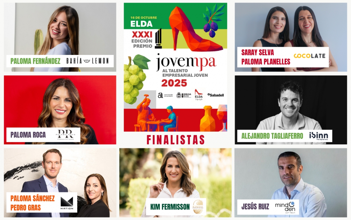 El Premio Jovempa al Talento Empresarial Joven 2025 tiene siete sus finalistas