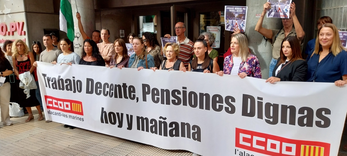 CCOO PV L’Alacantí-les Marines se moviliza 