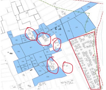 Ámbito catastral de las parcelas afectadas en Cullera. - Foto: ZERO PLUS INNOVACIÓN URBANA Ámbito catastral de las parcelas afectadas en Cullera.