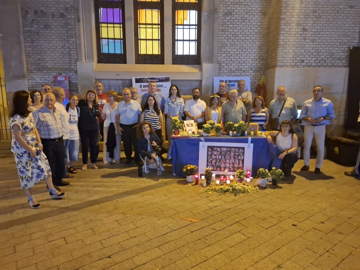 Recuerdan en Murcia a las víctimas del 7 de octubre dos años después del atentado de Hamás