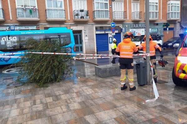 Aemet activa la alerta naranja en Cartagena y Mazarrón: hasta 80 litros en 12 horas