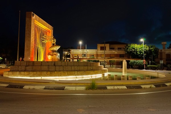 PortCastelló completa la adecuación de la fuente del Centenario con la instalación de la iluminación