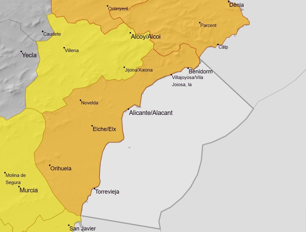 El Hércules-Atlético de Madrid B y el España-Georgia, pendientes de la AEMET