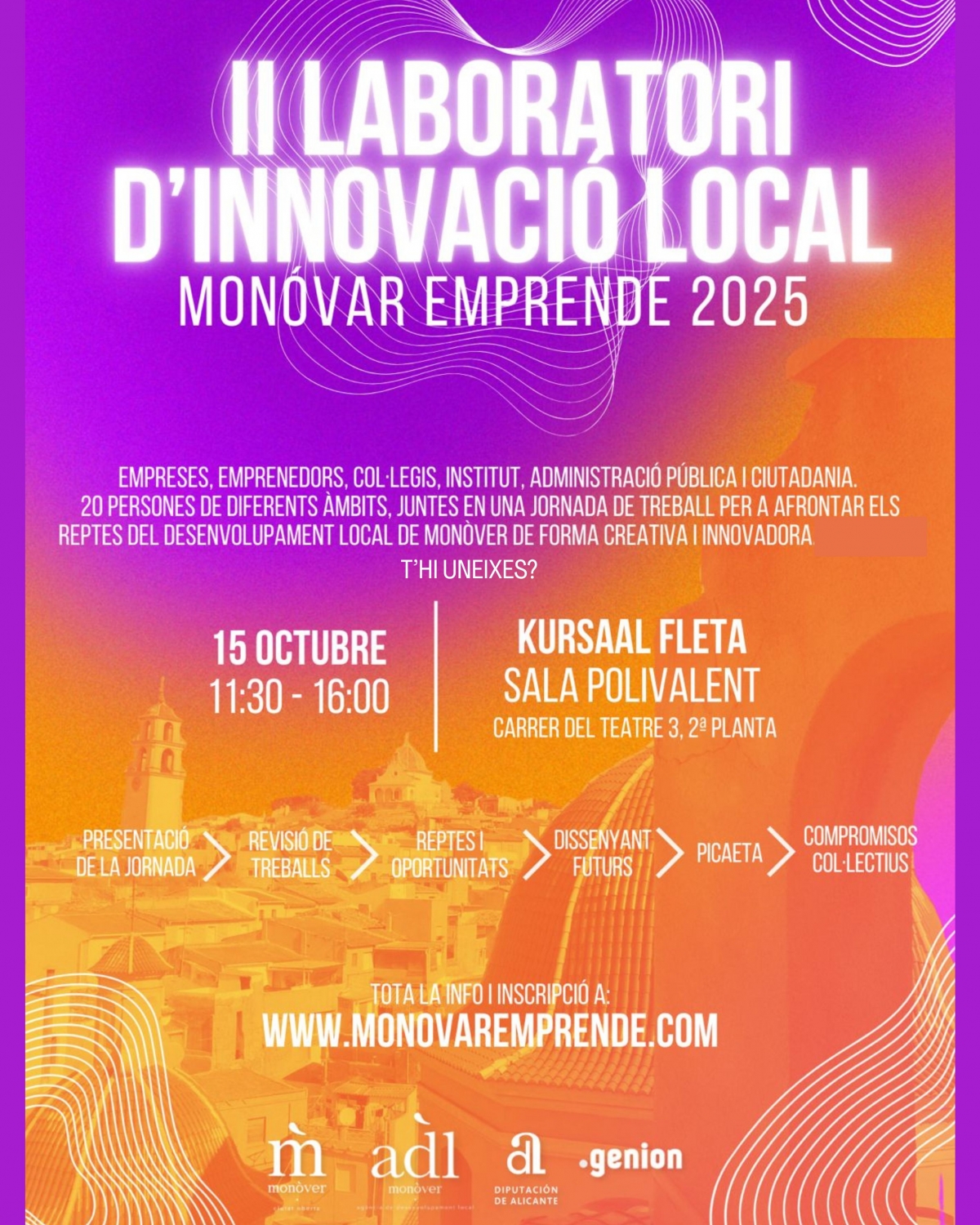 Monóvar acoge la II edición del Laboratorio de Innovación Local “Monóvar Emprende 2025”