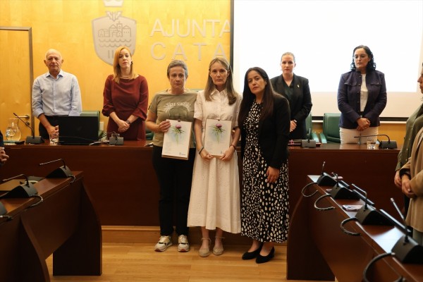 Catarroja homenajea la solidaridad local durante la Dana