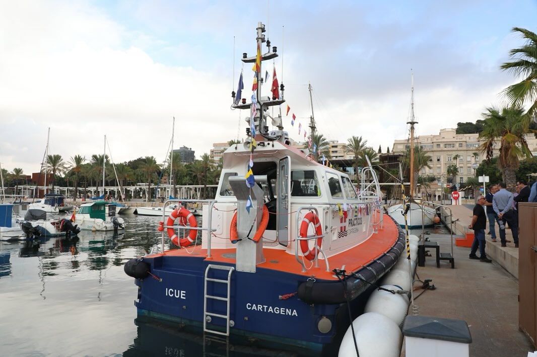 El Puerto de Cartagena presenta 'ICUE', la embarcación de practicaje más innovadora y sostenible de España