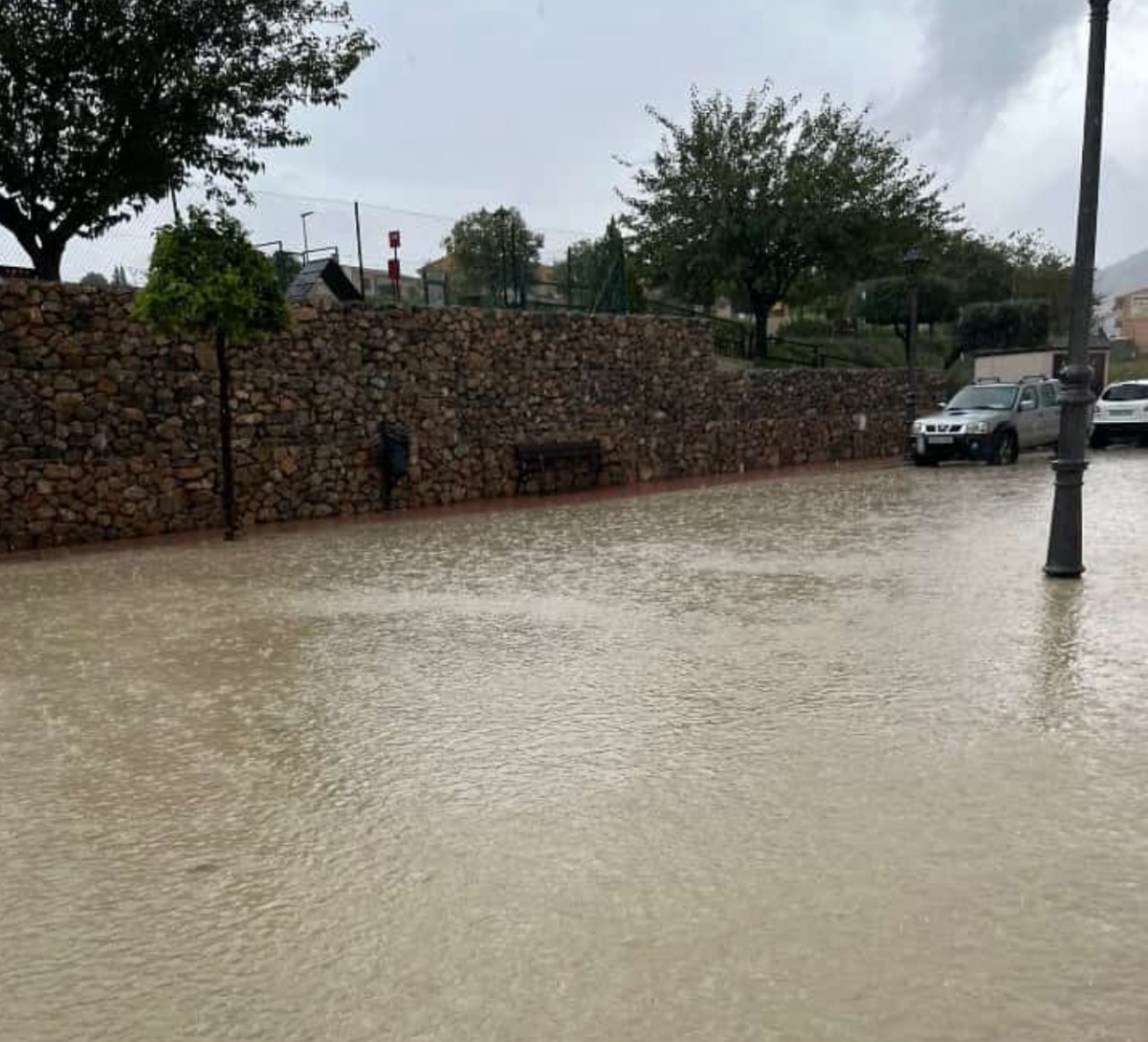 Inundación en Orxeta -