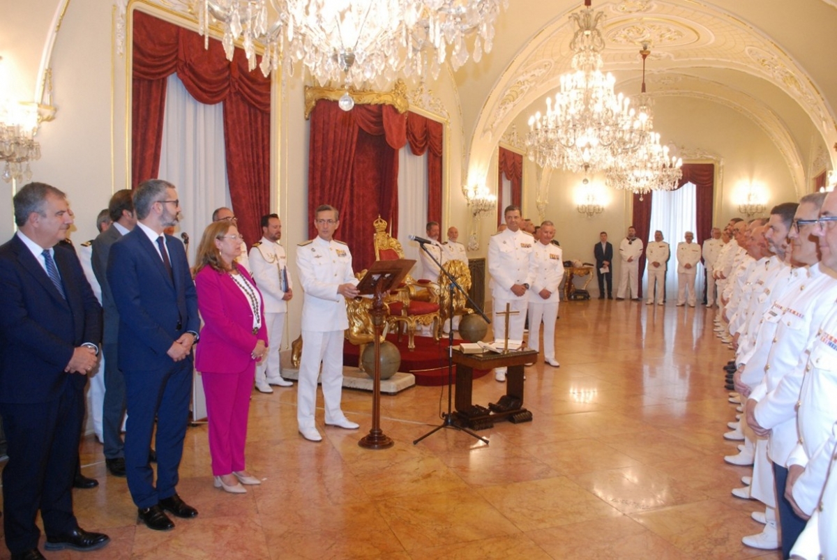 El vicealmirante Vicente Cuquerella Gamboa toma posesión como Almirante de Acción Marítima en Cartagena