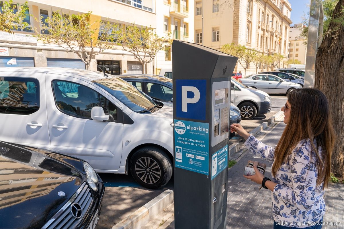 Cartagena ofrece nuevas opciones de pago móvil que facilitarán estacionar en la zona ORA