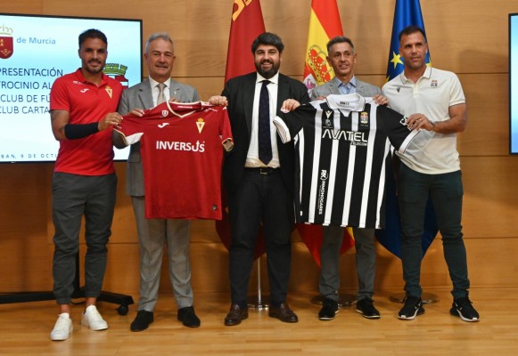 La Comunidad concede subvenciones de 75.000 euros al Murcia y al Cartagena