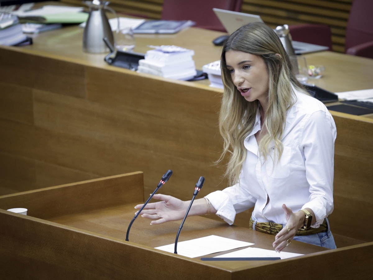 La diputada del PP, Candela Anglés. - Foto: JOSÉ CUELLAR/CORTS La diputada del PP, Candela Anglés.