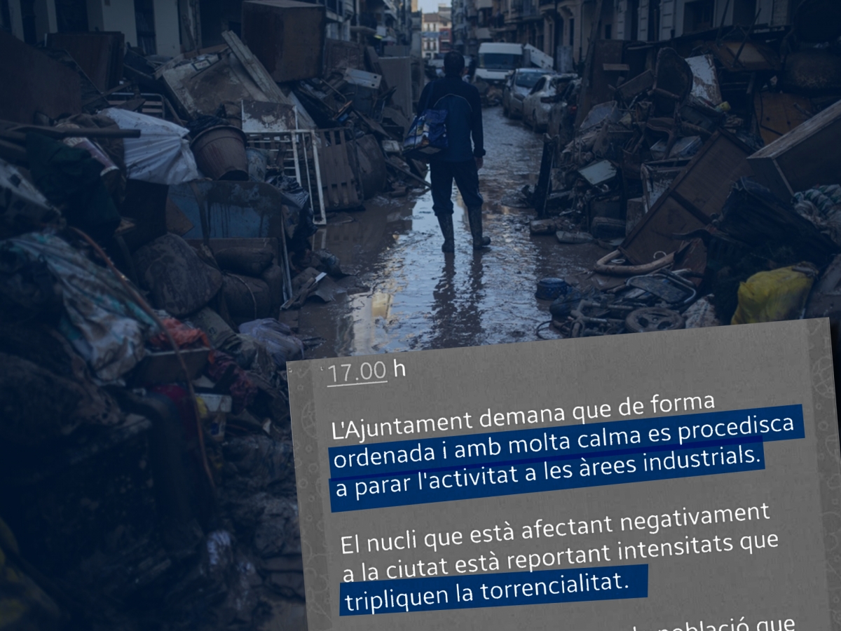 Algemesí ordenó parar la actividad industrial tres horas antes del ES Alert el día de la Dana