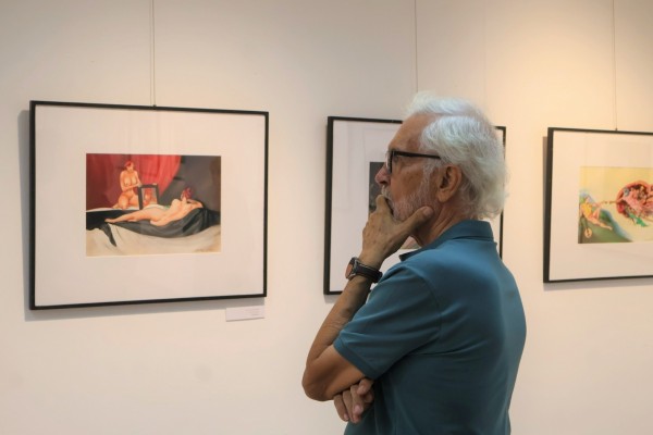 Personajes de cómic de los murcianos Juan Álvarez y Jorge G. se asoman a grandes obras de arte en San Pedro del Pinatar  
