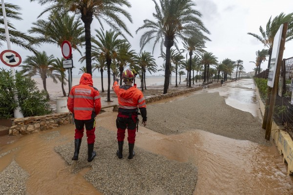 Las imágenes de los efectos de la Dana Alice en la Región de Murcia, con alerta roja en Cartagena