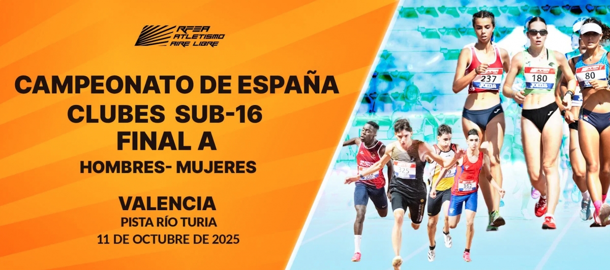 La RFEA suspende el campeonato nacional sub-16 en València por la dana