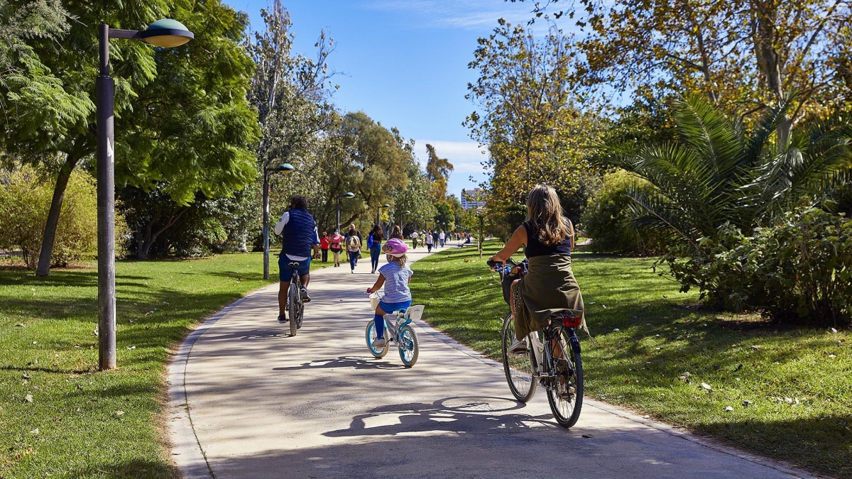 València aumenta con 600.000 euros el presupuesto para el carril ciclopeatonal del Jardín del Turia