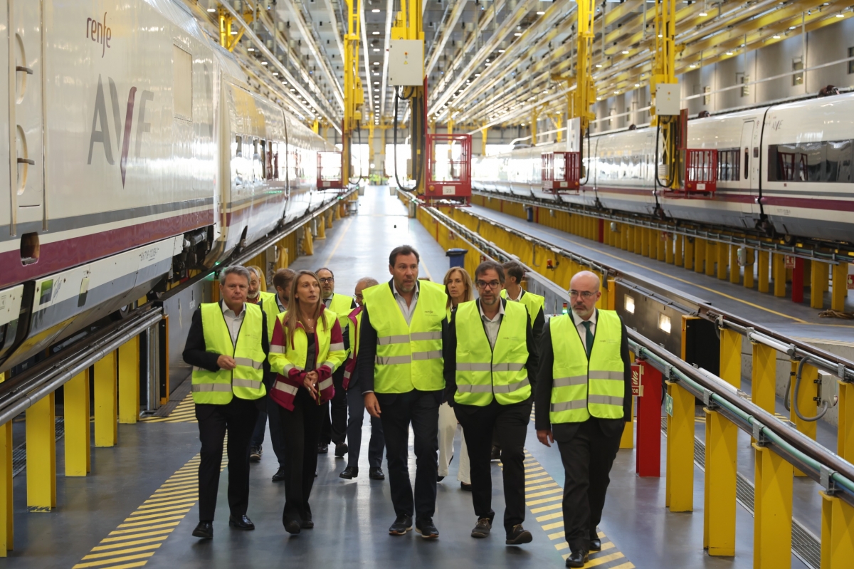 El ministro Óscar Puente, en Fuencarral.