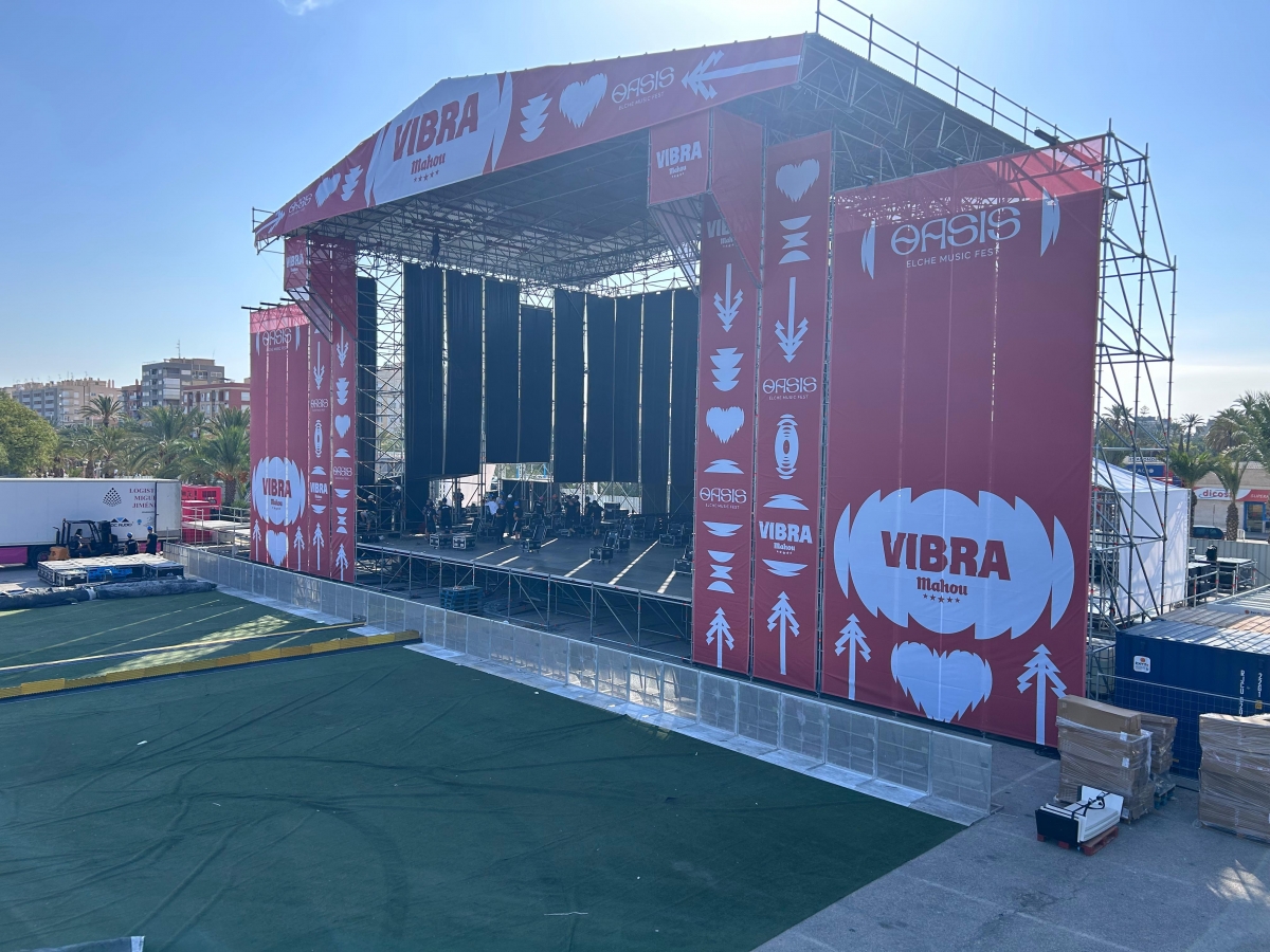 Escenario del Elche Oasis Music Fest -  - AP